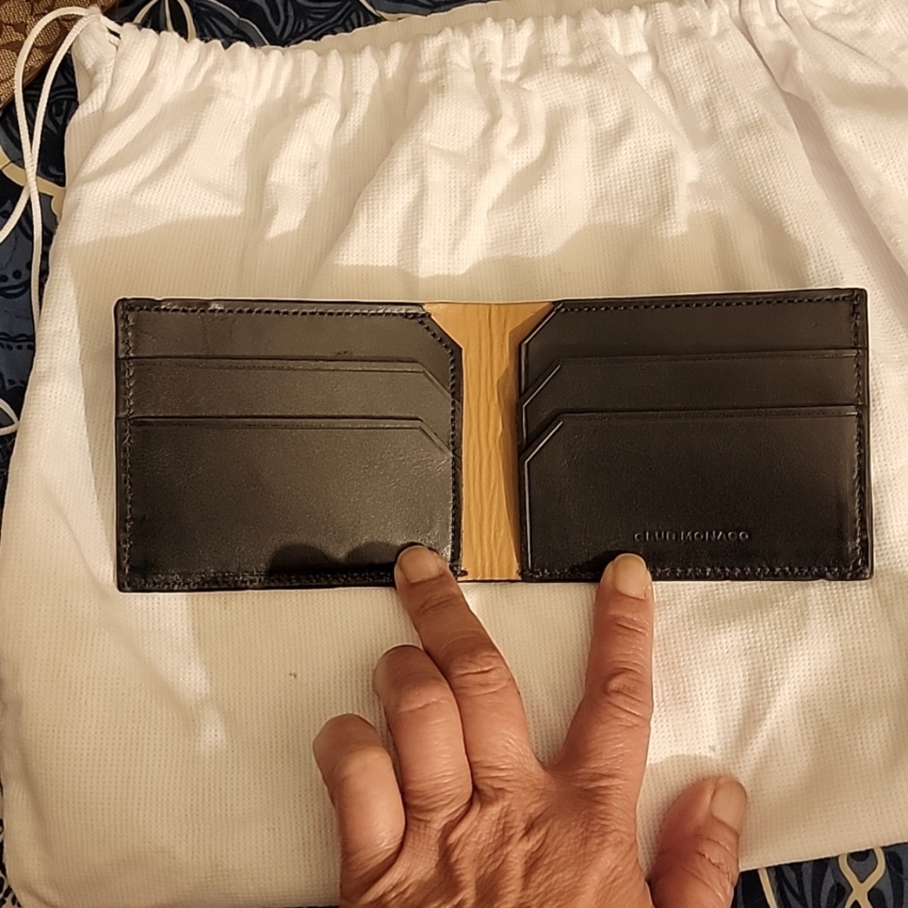 Leather men's wallet